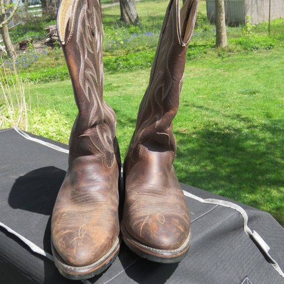 Double H 3282 men's western work boots sz8.5D - Picture 3 of 10